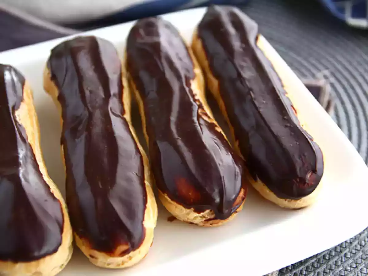 Chocolade éclairs (stap-voor-stap instructies) - foto 3