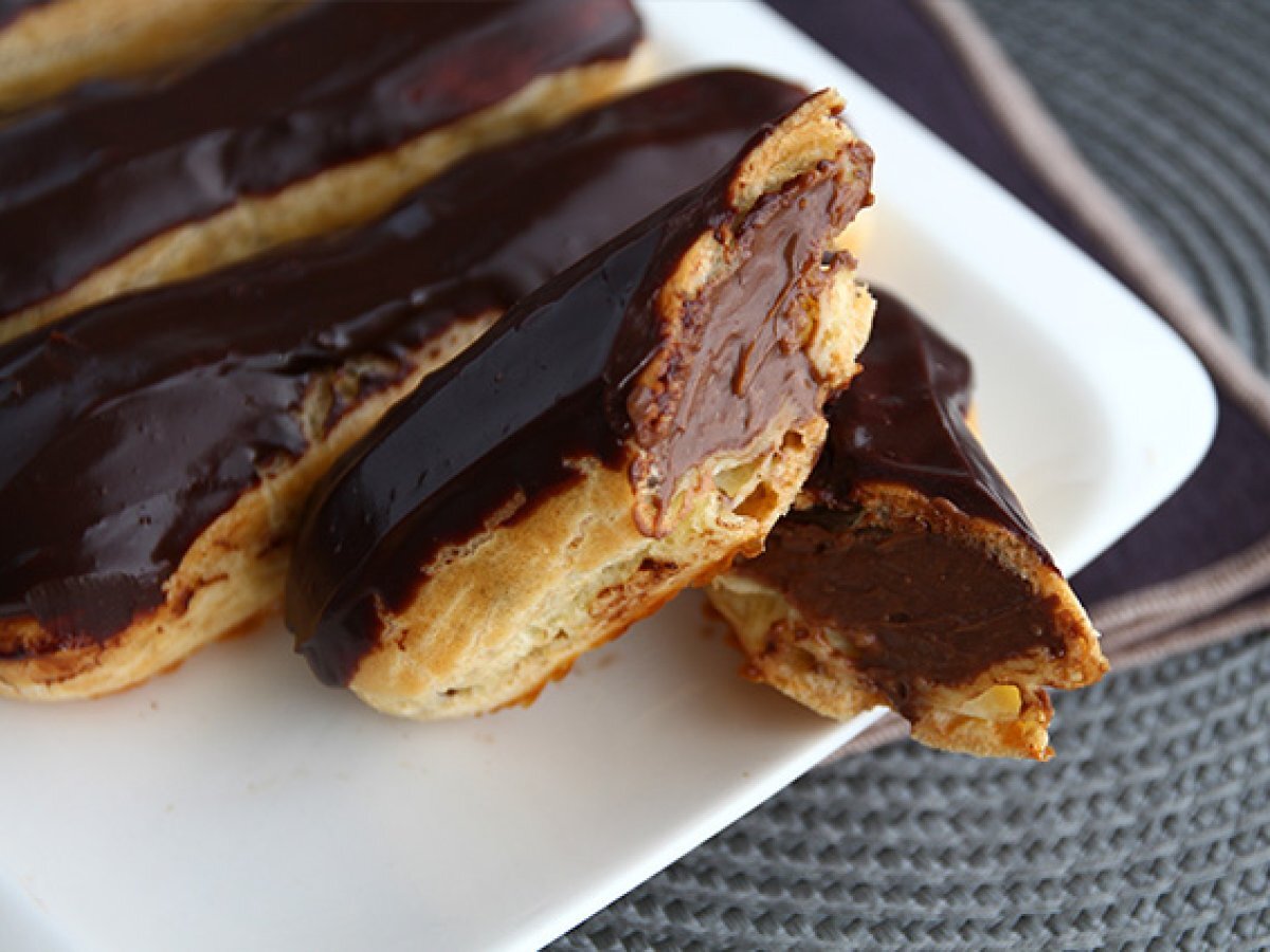 Chocolade éclairs (stap-voor-stap instructies) - foto 4