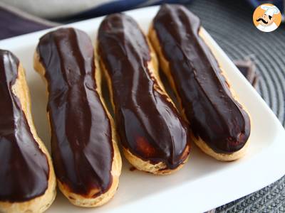 Chocolade éclairs (stap-voor-stap instructies) - foto 3