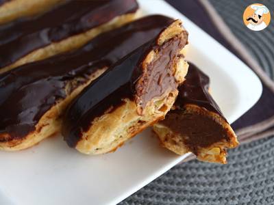 Chocolade éclairs (stap-voor-stap instructies) - foto 4