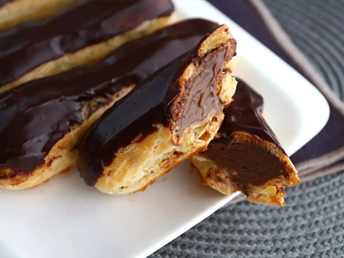 Chocolade-éclairs: stap voor stap uitgelegd - foto 4