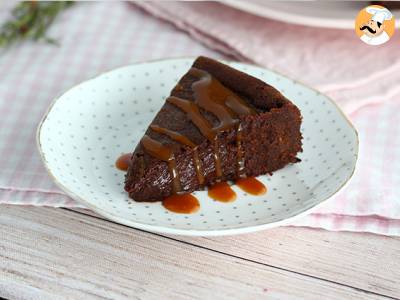 Chocolade en gezouten boterkaramel fondant