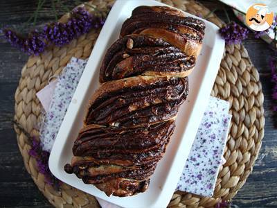 Chocolade en hazelnoot babka brioche - foto 3