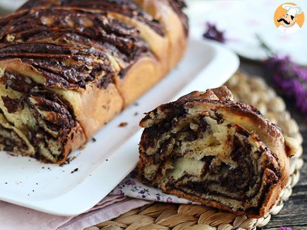 Chocolade- en hazelnootbabka - foto 2