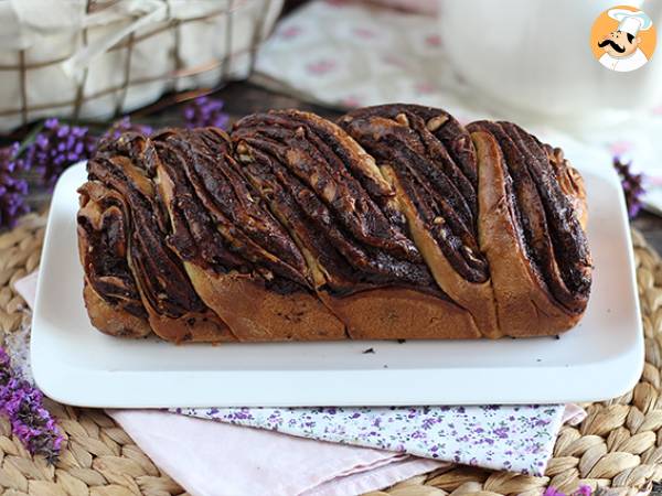 Chocolade- en hazelnootbabka - foto 4