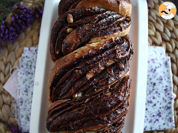 Chocolade- en hazelnootbabka - foto 6