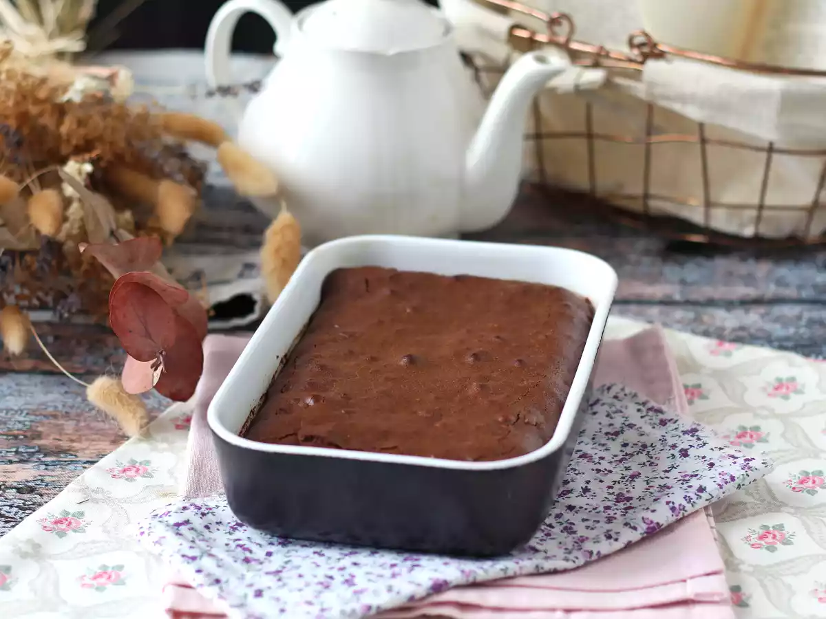 Chocolade en walnoot brownie in de friteuse - foto 3