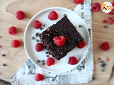 Chocolade-frambozen brownie, pure verwennerij! - foto 7