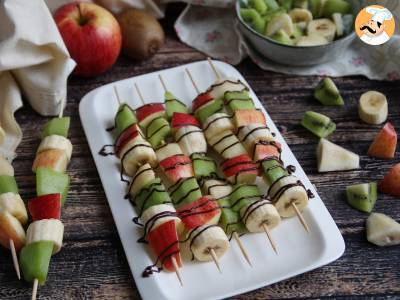 Chocolade fruitspiesjes voor een extra coole afsluiting van je maaltijd!