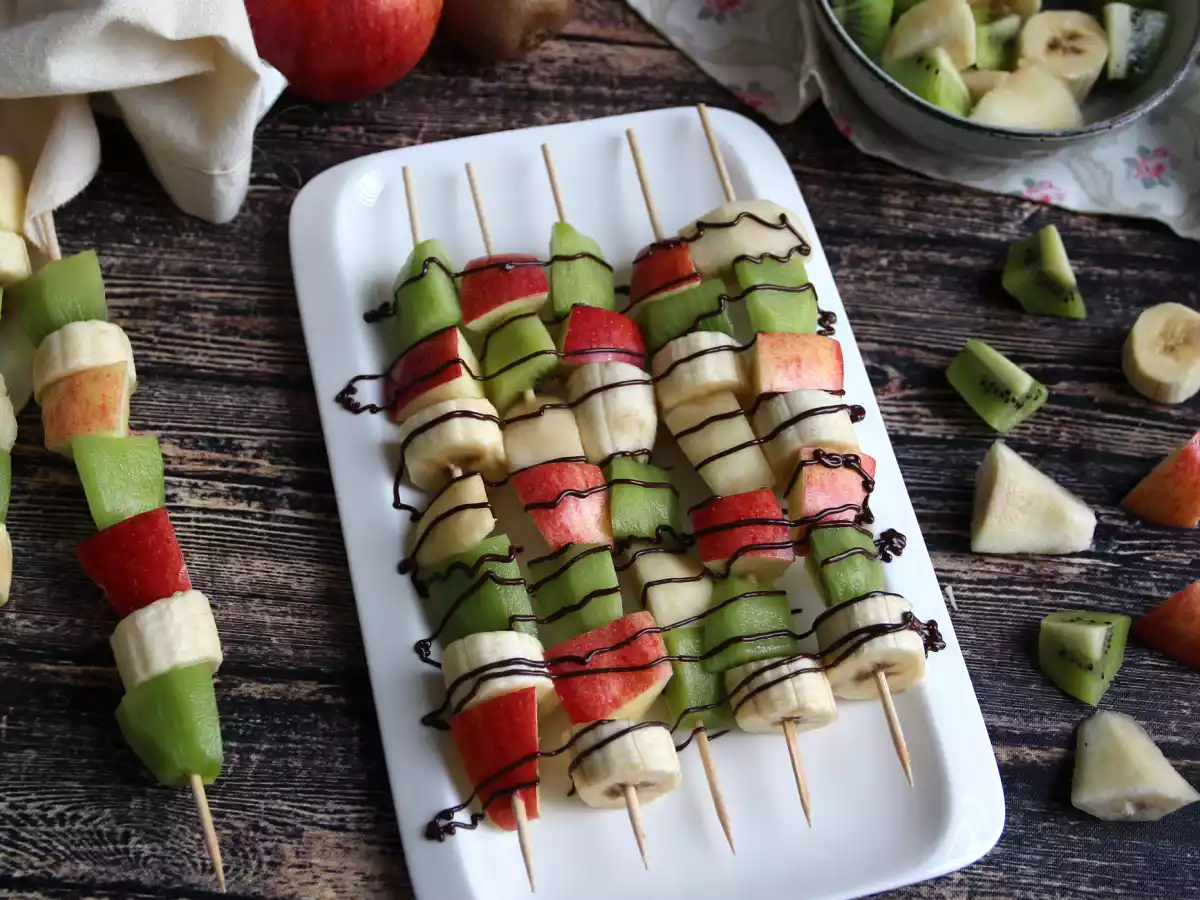 Chocolade fruitspiesjes voor een extra frisse afsluiting van je maaltijd! - foto 3