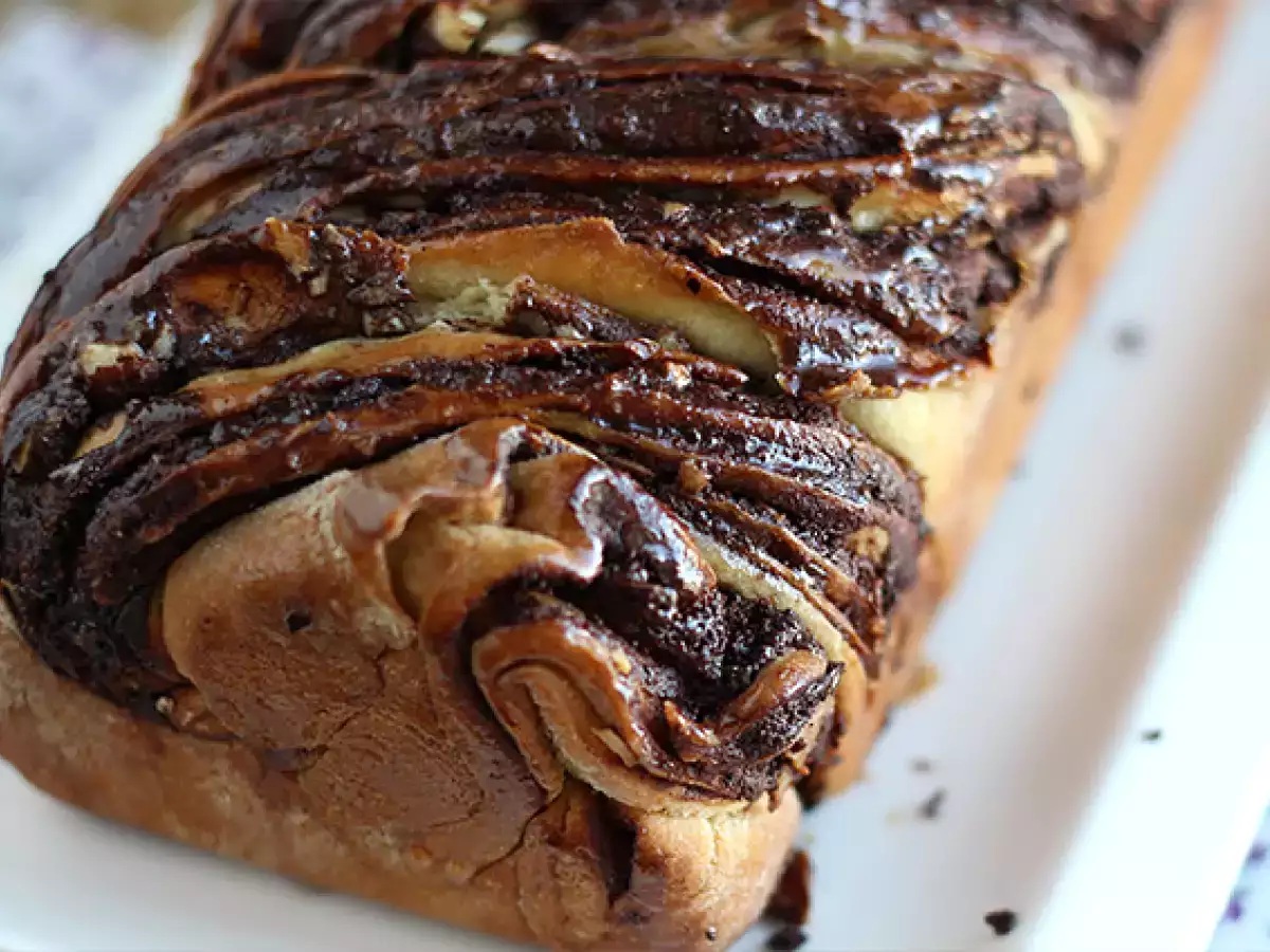 Chocolade-hazelnootbabka - foto 5