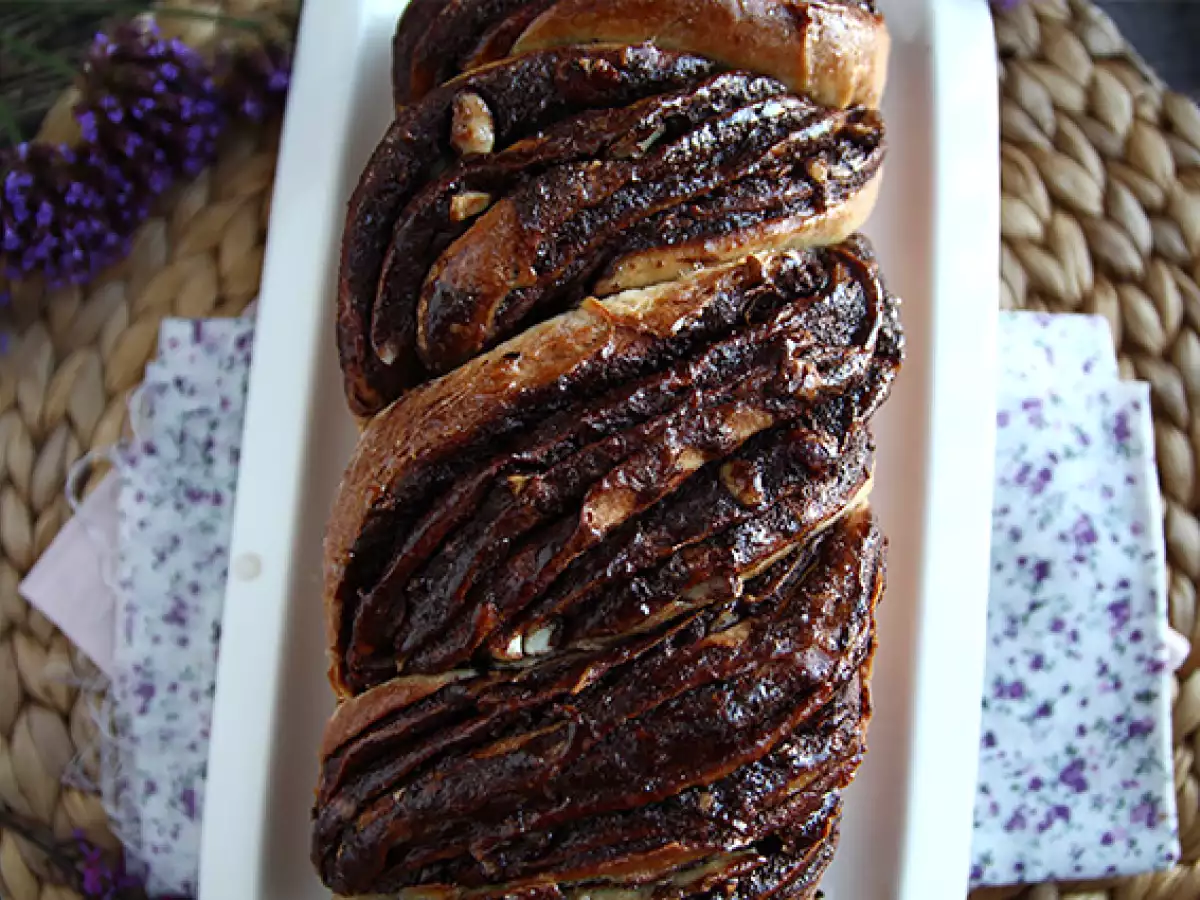 Chocolade-hazelnootbabka - foto 6