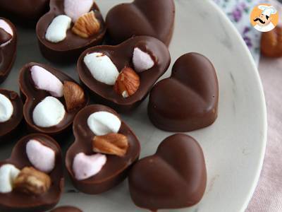 Chocolade met marshmallows en hazelnoten - foto 2