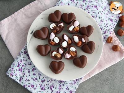 Chocolade met marshmallows en hazelnoten - foto 3