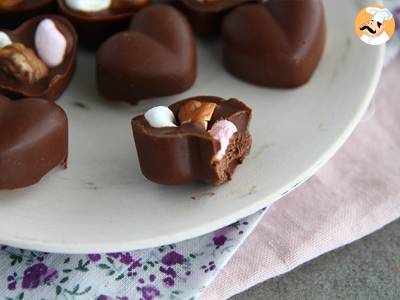 Chocolade met marshmallows en hazelnoten - foto 4