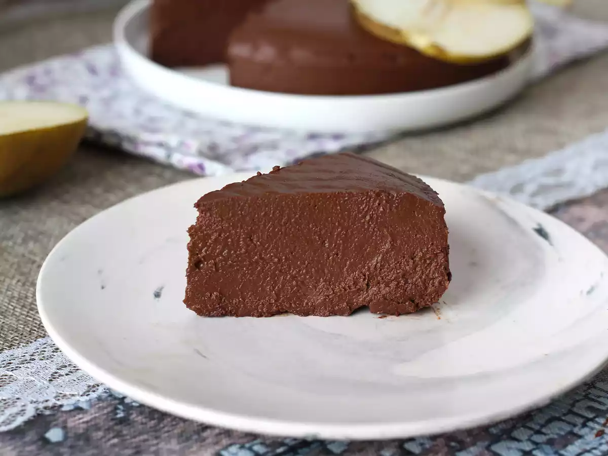 Chocolade peren fudge, een supermakkelijk dessert om te maken met maar 2 ingrediënten! - foto 7