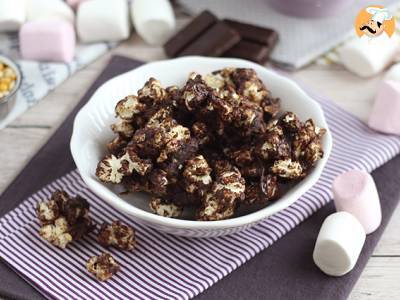 Chocolade popcorn en marshmallow - foto 2