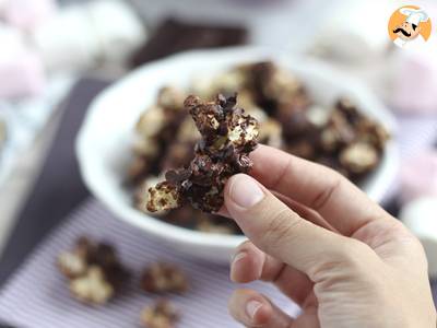 Chocolade popcorn en marshmallow - foto 3