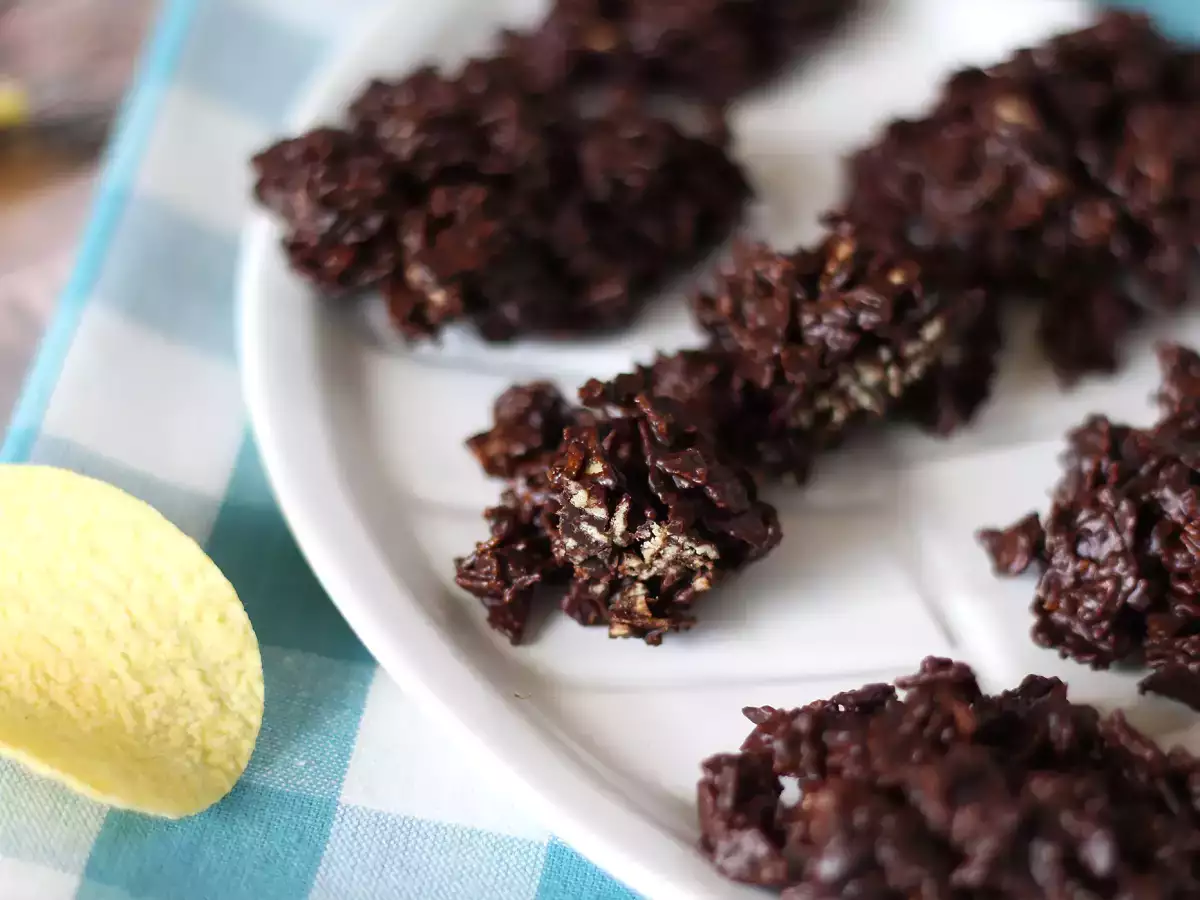 Chocolade Pringles in Zand Roosjes - foto 4