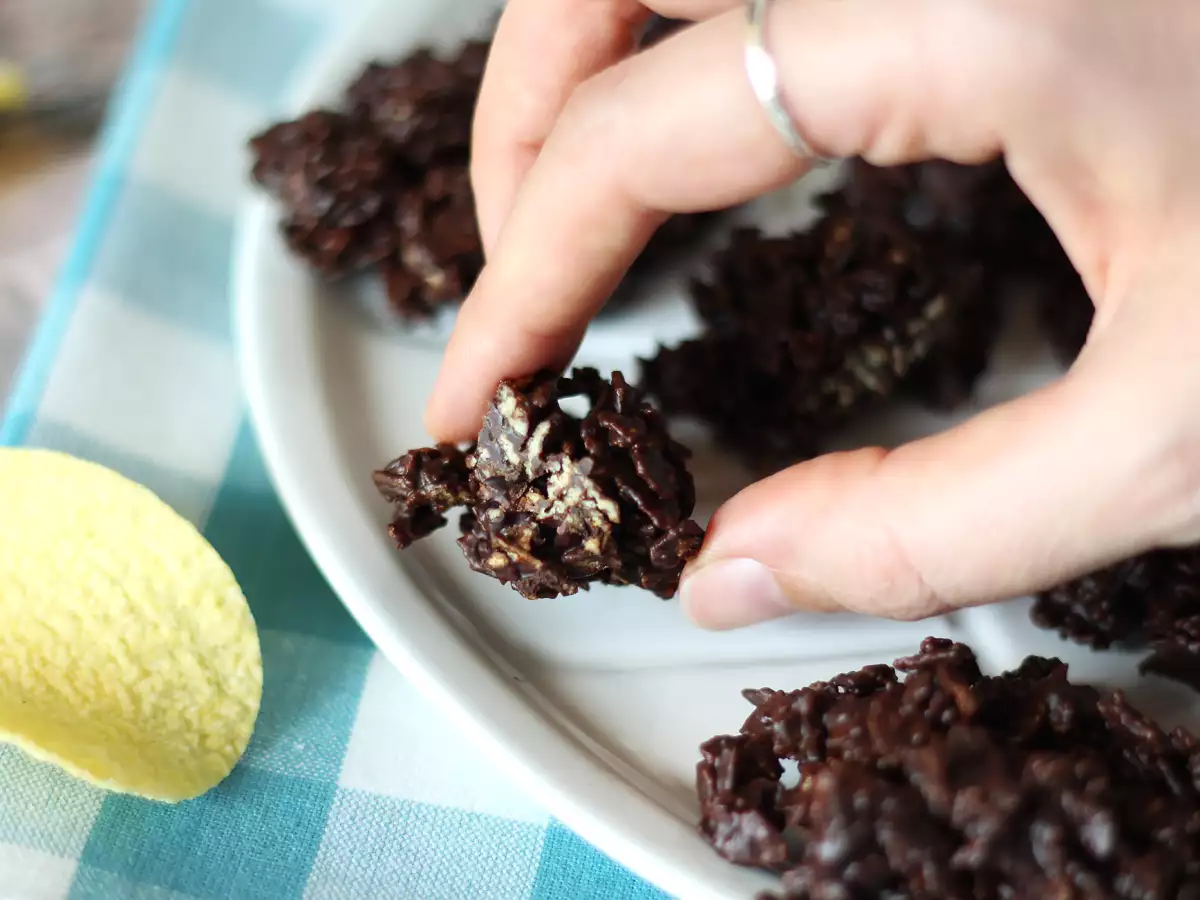 Chocolade Pringles in Zand Roosjes - foto 5