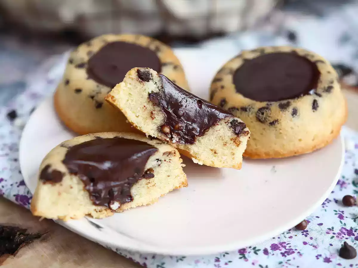Chocolade tijgergebakjes - krokante ganache
