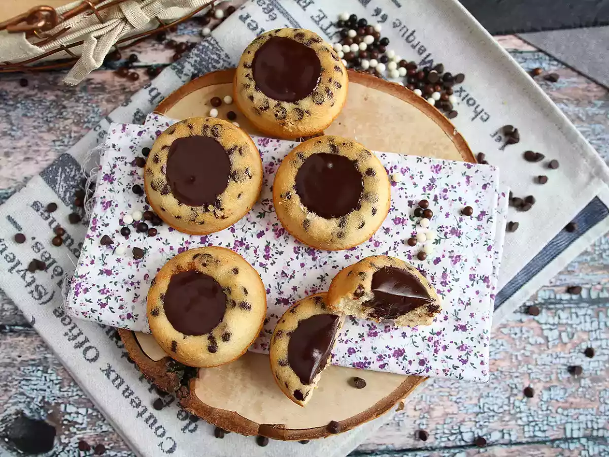Chocolade tijgergebakjes - krokante ganache - foto 5