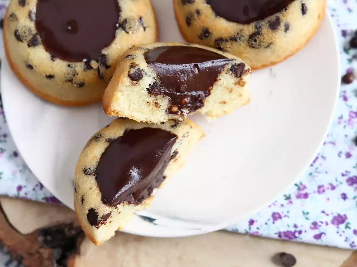 Chocolade tijgergebakjes - krokante ganache - foto 7