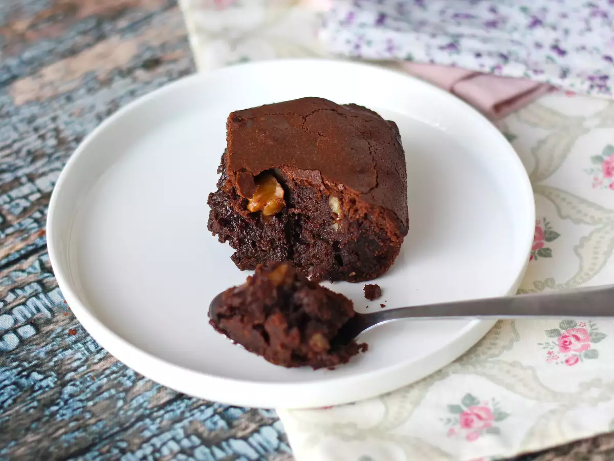 Chocolade-walnotenbrownie uit de airfryer - foto 2