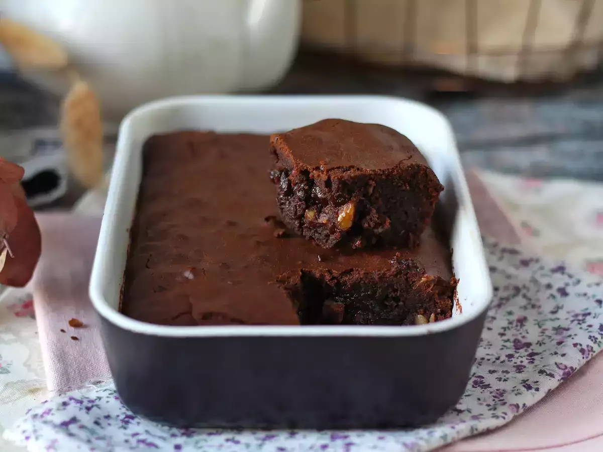 Chocolade-walnotenbrownie uit de airfryer - foto 8