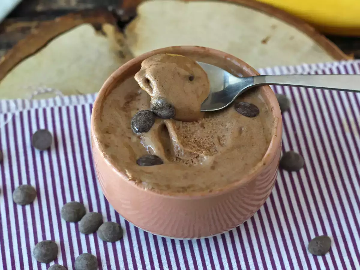 Chocolade wei super proteïne ijs, klaar in 5 minuten! - foto 3