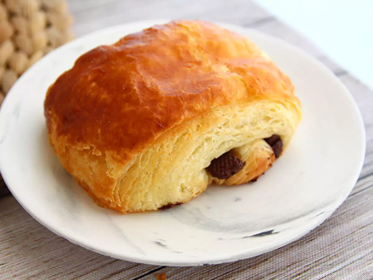 Chocoladebroodjes (pains au chocolat of chocolatines) - foto 2