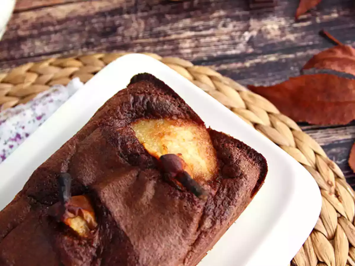 Chocoladecake met peren - foto 3