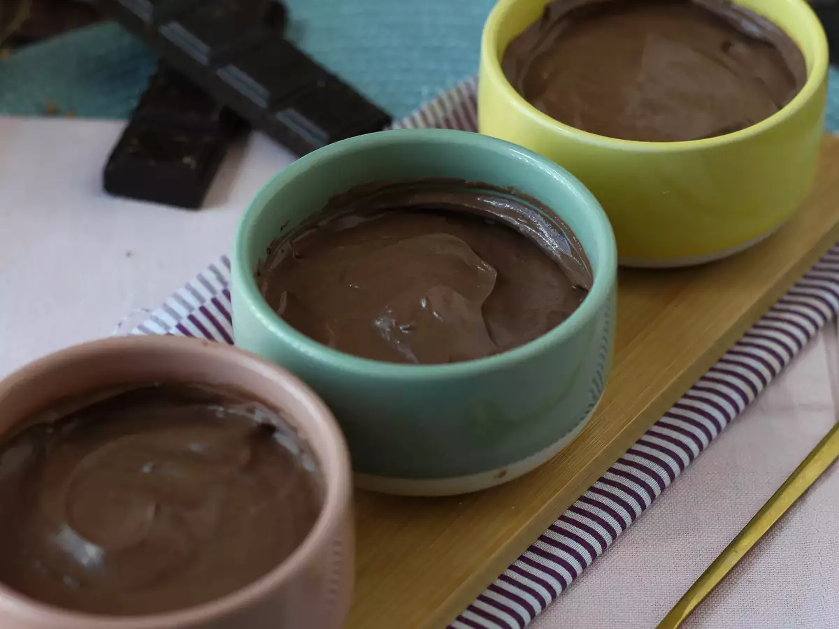 Chocoladecrème met zijden tofu met slechts 2 ingrediënten - foto 2