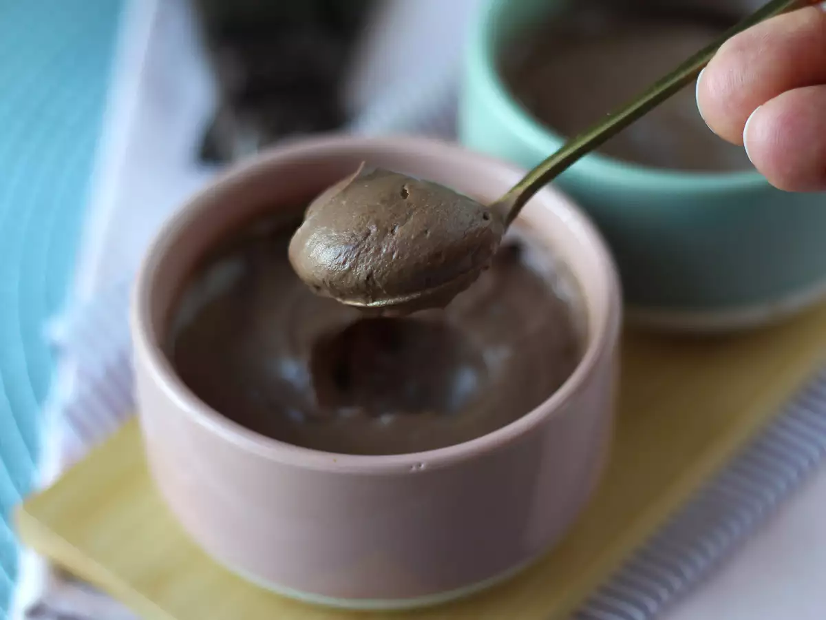 Chocoladecrème met zijden tofu met slechts 2 ingrediënten - foto 4