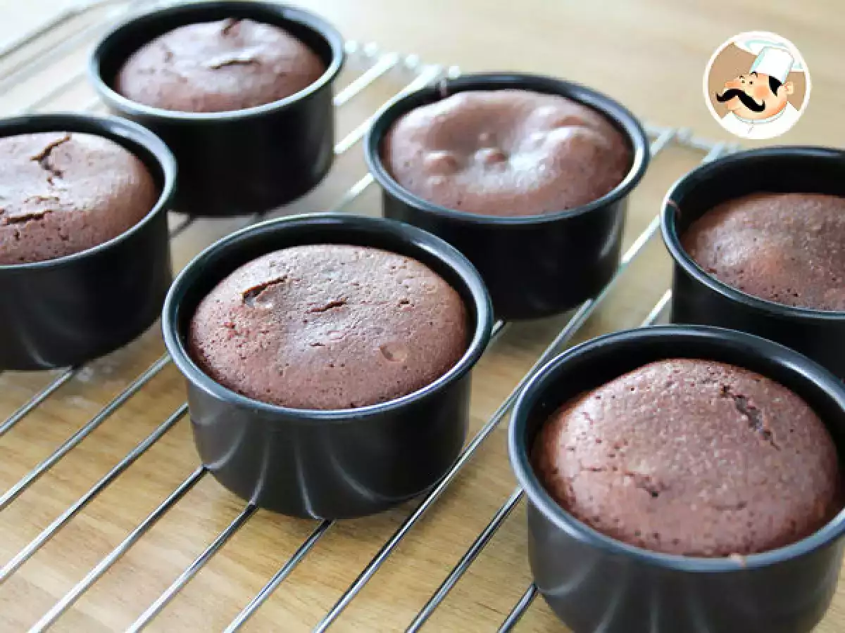 Chocoladefondant met een heerlijk vloeibare kern, stap voor stap - foto 2