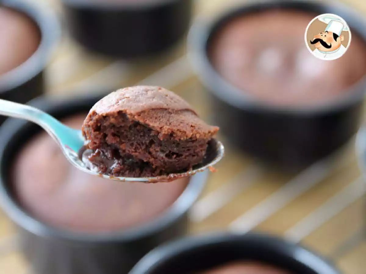 Chocoladefondant met ultra vloeibare kern, stap voor stap - foto 4
