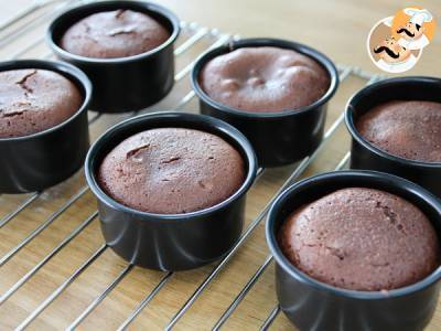 Chocoladefondant met ultra vloeibare kern, stap voor stap - foto 2