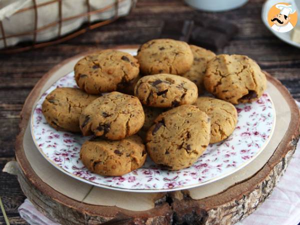 Chocoladekoekjes met chocoladestukjes (veganistisch en glutenvrij)