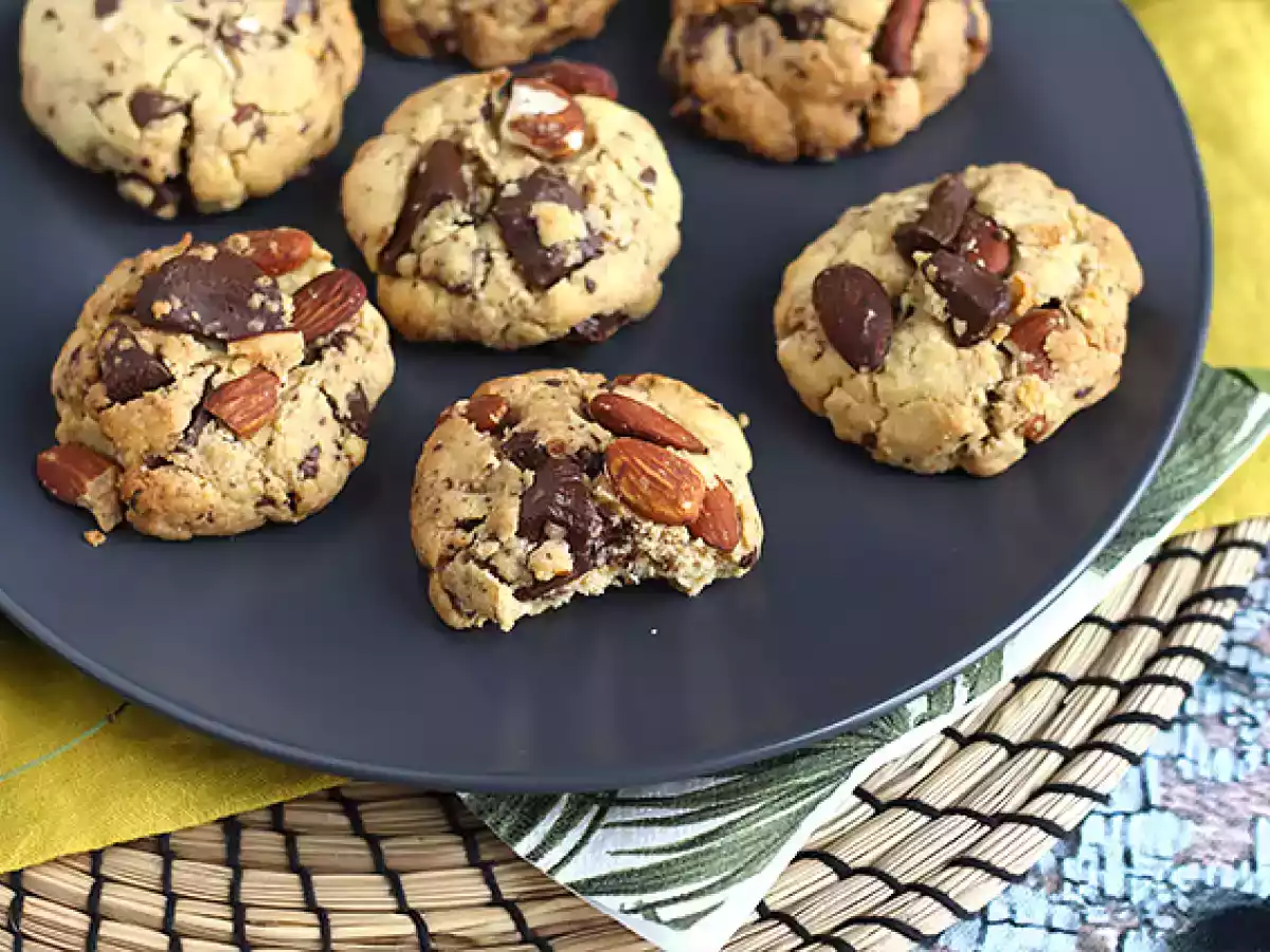 Chocoladepinda- en amandelkoekjes - foto 4