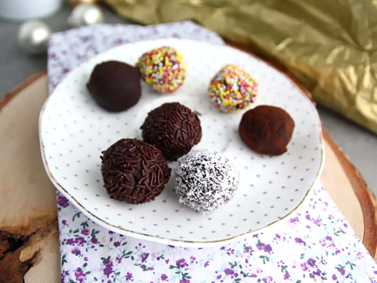 Chocoladetruffels met een feestelijk laagje - foto 4