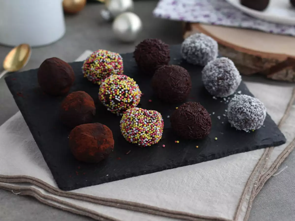 Chocoladetruffels met een feestelijk laagje - foto 5