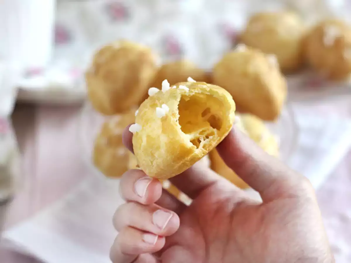 Chouquettes: Franse soezen met parelsuiker - foto 2