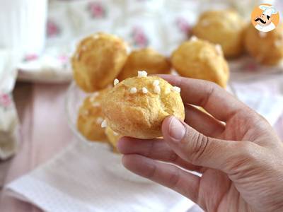 Chouquettes, soezen met geparelde suiker - foto 4