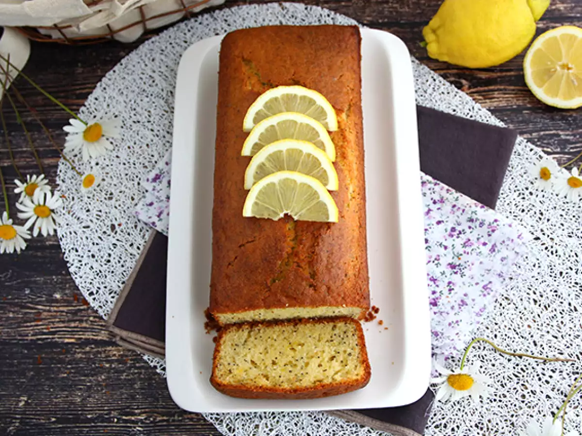 Citroencake met maanzaad - foto 2