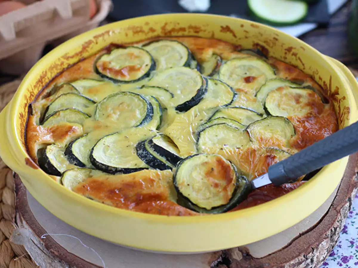 Clafoutis met courgette en geitenkaas - foto 2