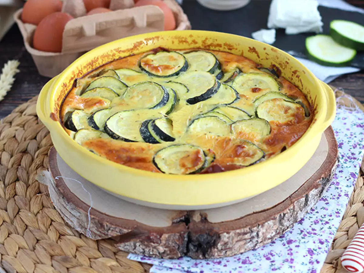 Clafoutis met courgette en geitenkaas - foto 5