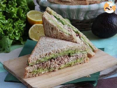 Club sandwich met tonijn en avocado - foto 3