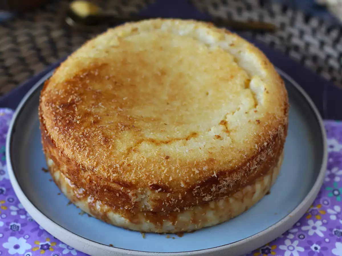Cocos-flan met gecondenseerde melk: eenvoudig en smeltend in de mond - foto 4
