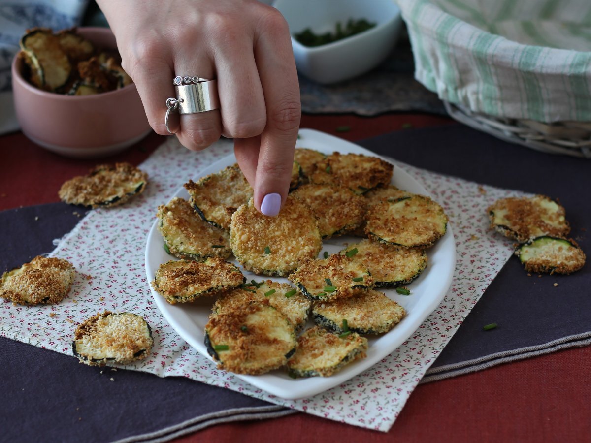Courgette chips met Air Fryer - foto 3