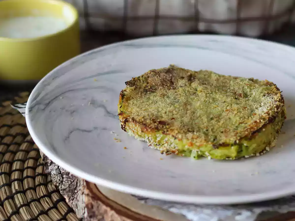 Courgette en aardappelburger in airfryer - foto 4